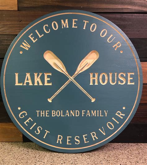 personalized lake house signs metal|personalized outdoor lake house signs.